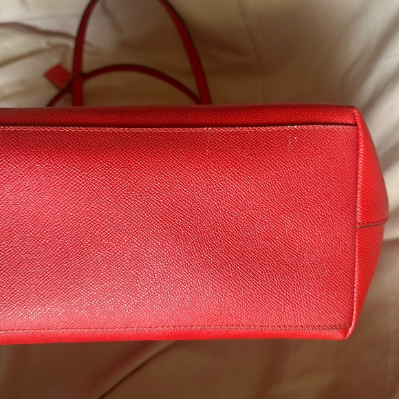 Coach City Zip Tote Women's Handbag - True Red NEVER USED Style No. F58846 - Picture 11 of 11
